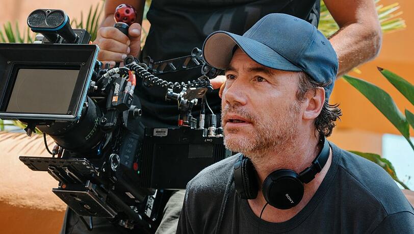 Michael Bully Herbig bei den Dreharbeiten zu seinem neuesten Film "Tausend Zeilen".