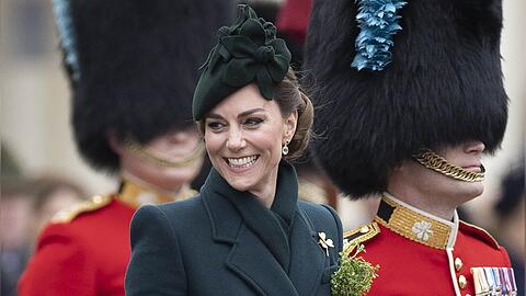 Prinzessin Kate zeigte sich am St. Patrick's Day traditionsbewusst und bestens gelaunt.