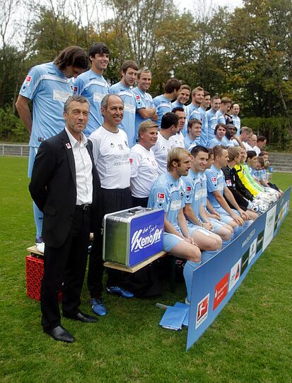 Offizielles Team-Foto des TSV 1860: Das Shooting