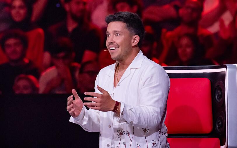 Eine Frage eines Talents bei "The Voice of Germany" ließ Nico Santos ungläubig staunen. Eine Frage eines Talents bei "The Voice of Germany" ließ Nico Santos ungläubig staunen.
