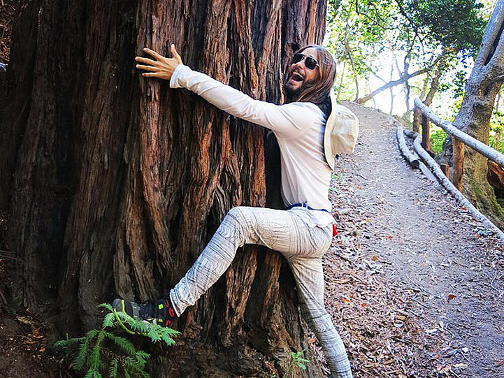 Jared Leto steht auf Natur