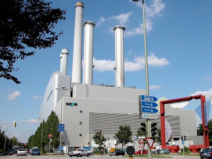 Das Heizkraftwerk Süd produziert Wärme und Strom umweltfreundlich in Kraft-Wärme-Kopplung
