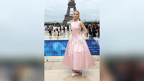 Ariana Grande in Paris.