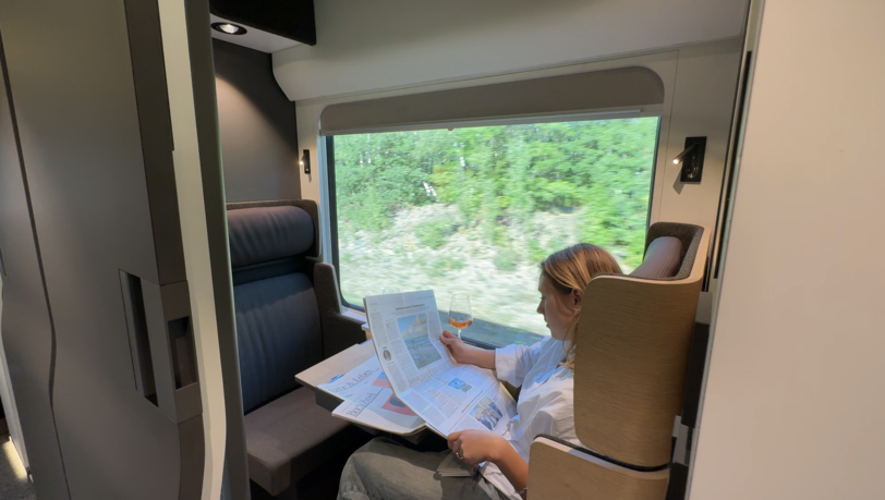 Zum Start fahren die Züge zwischen Hamburg und München mit den "Nox Suites". Zum Start fahren die Züge zwischen Hamburg und München mit den "Nox Suites".