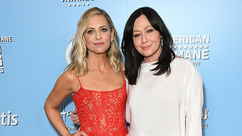 Treffen der 90er-Jahre-Stars: Sarah Michelle Gellar (li.) und Shannen Doherty