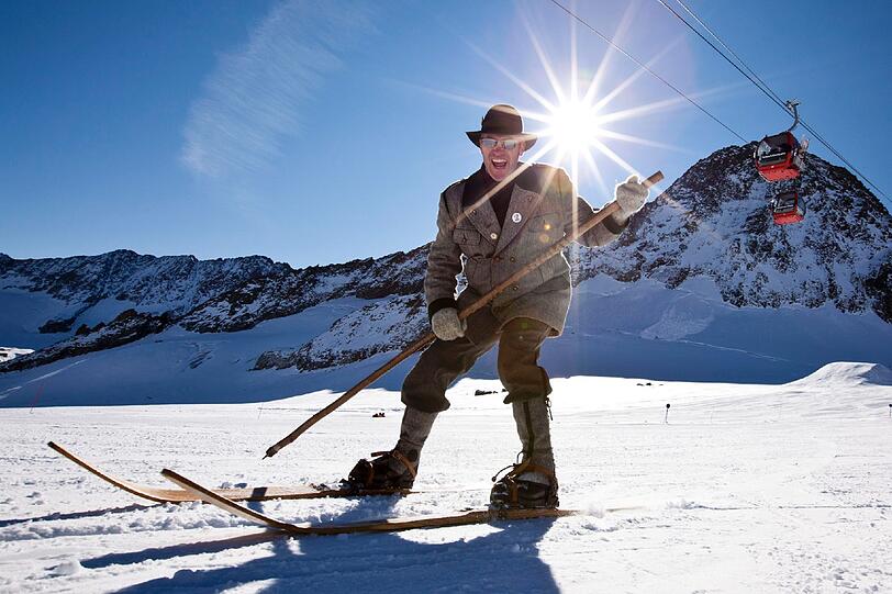 Perfekt präparierte Pisten gibt es auf dem Stubaier Gletscher.