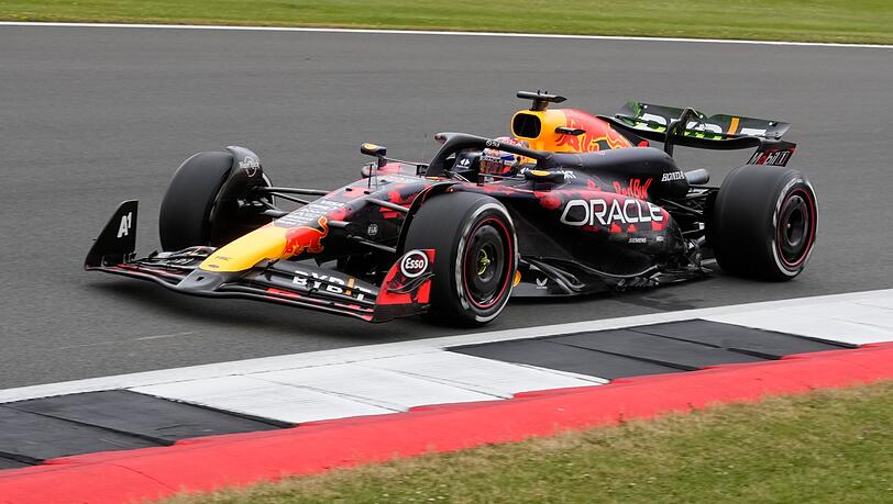 Weltmeister Max Verstappen belegte beim Training in Silverstone den vierten Platz.