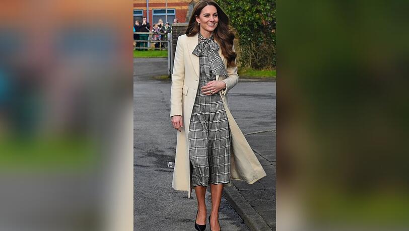 Prinzessin Kate: Dieses Kleid trägt sie gerne.