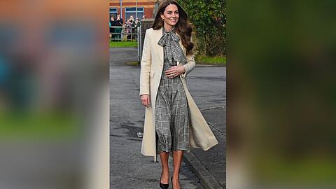 Prinzessin Kate: Dieses Kleid trägt sie gerne.
