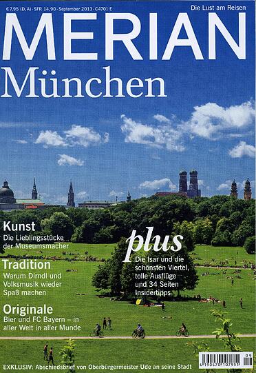Hochglänzend: Unser schönes München im Merian-Heft.