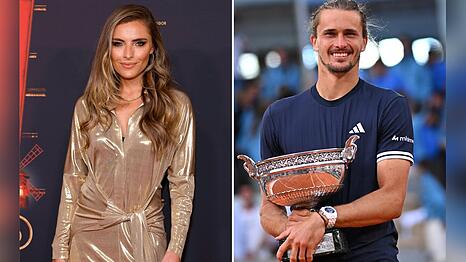 Sophia Thomalla ist zu Alexander Zverev nach Paris gereist.