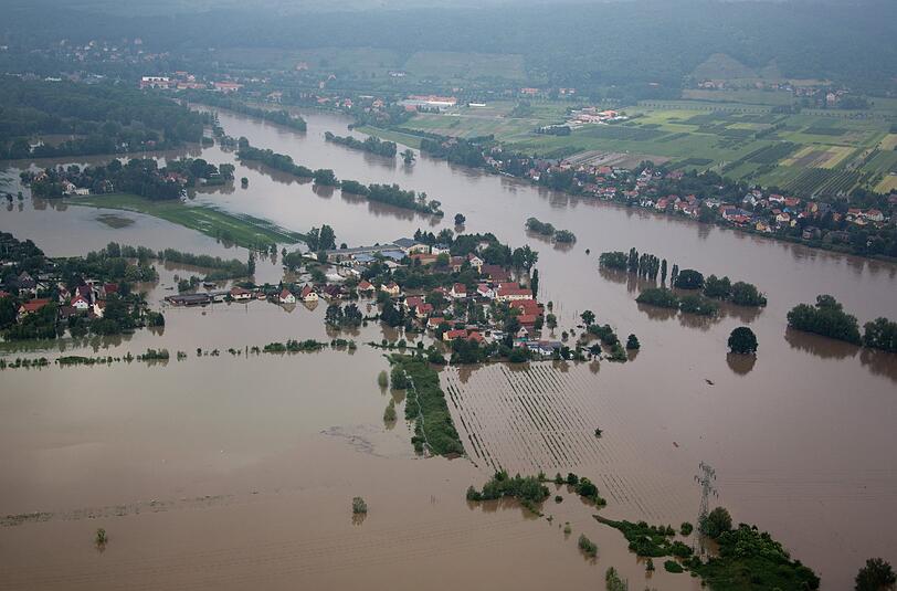 Jetzt hat es Dresden erwischt: Der Pegel der Elbe ist stark gestiegen. Sehen sie hier die Bilder.