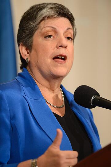 Platz 8: Janet Napolitano (Frühere Heimatschutzministerin der USA, jetzt Präsidentin der Universität von Kalifornien)