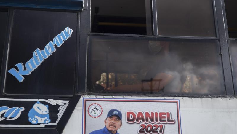 Wahlwerbung für Daniel Ortega.