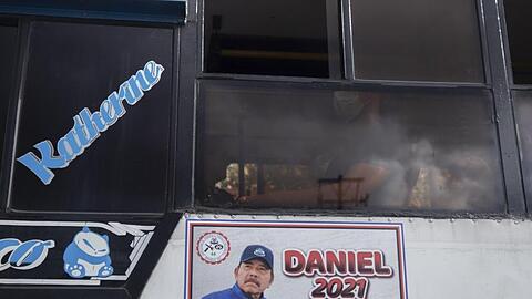 Wahlwerbung für Daniel Ortega.