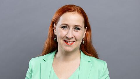 Gr&uuml;nen-Fraktionschefin Franziska Schubert zeigt sich im Anschluss an die Abstimmung "sehr best&uuml;rzt".