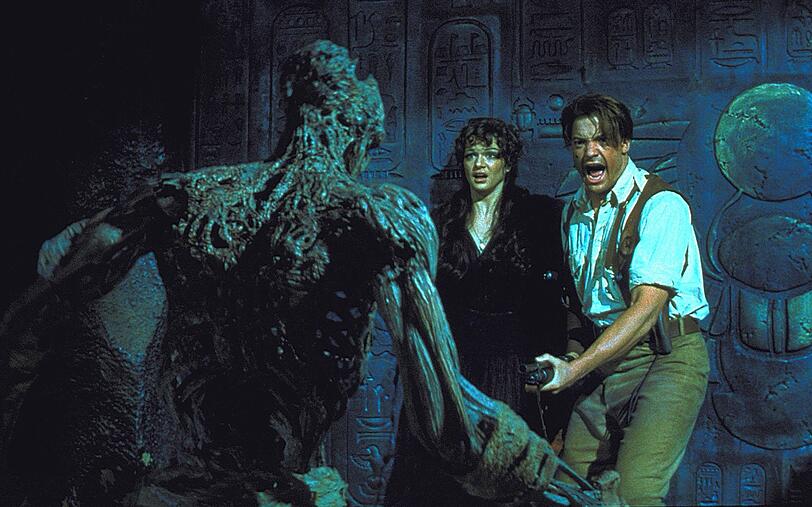 Durch Zufall haben Rick (Brendan Fraser) und Evie (Rachel Weisz) die grausige Mumie zum Leben erweckt. Durch Zufall haben Rick (Brendan Fraser) und Evie (Rachel Weisz) die grausige Mumie zum Leben erweckt.