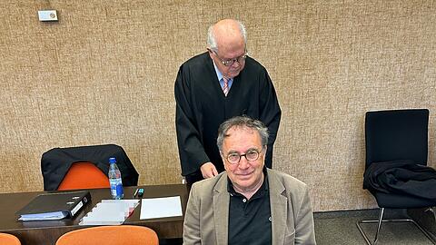 Bernd Schreyer vor Gericht.