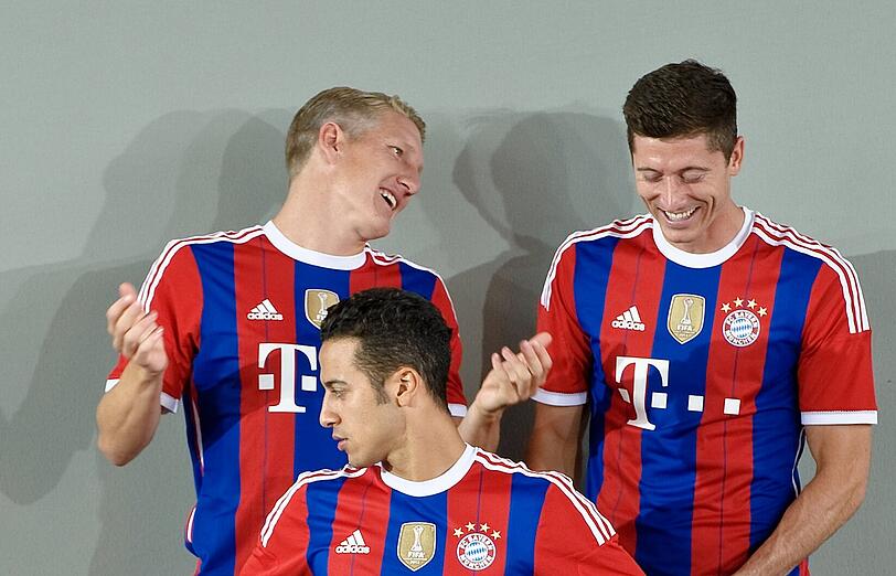 Bilder vom offiziellen Fototermin der Bayern.