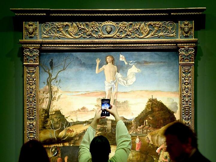 "Die Auferstehung Christi" von Giovanni Bellini.
