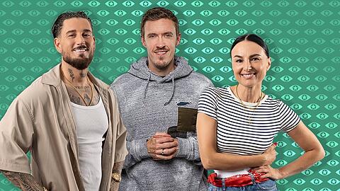Mike Heiter, Max Kruse und Mimi Fiedler sind die ersten "PBB"-Bewohner.