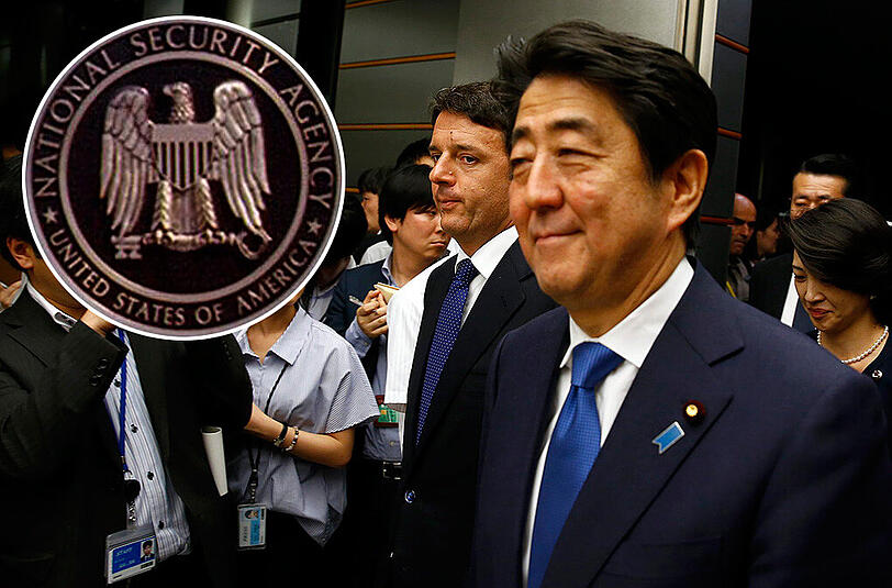 Japans Ministerpräsident Shinzo Abe: War auch sein Land Ziel von NSA-Abhöraktionen?