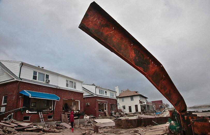 Aufräumen nach "Sandy": Die Bilder der Zerstörung aus den USA