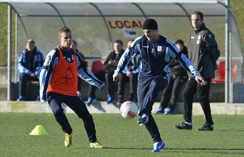 Die Löwen im Trainingslager in Brescia.