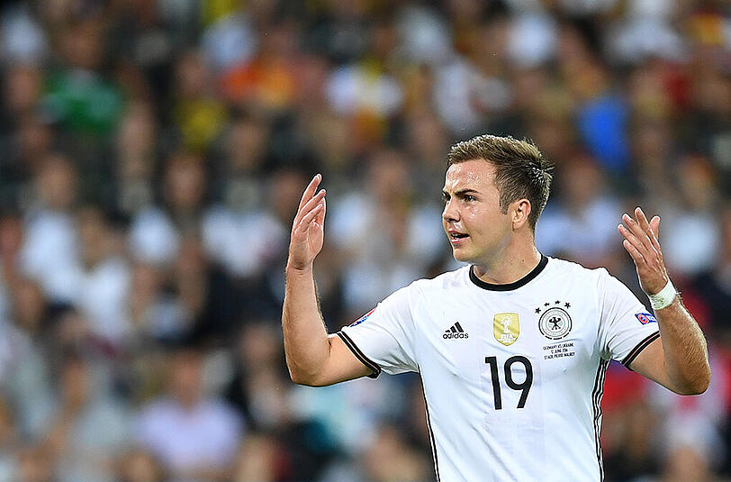 Schwache Leistungen bei der EM: Mario Götze