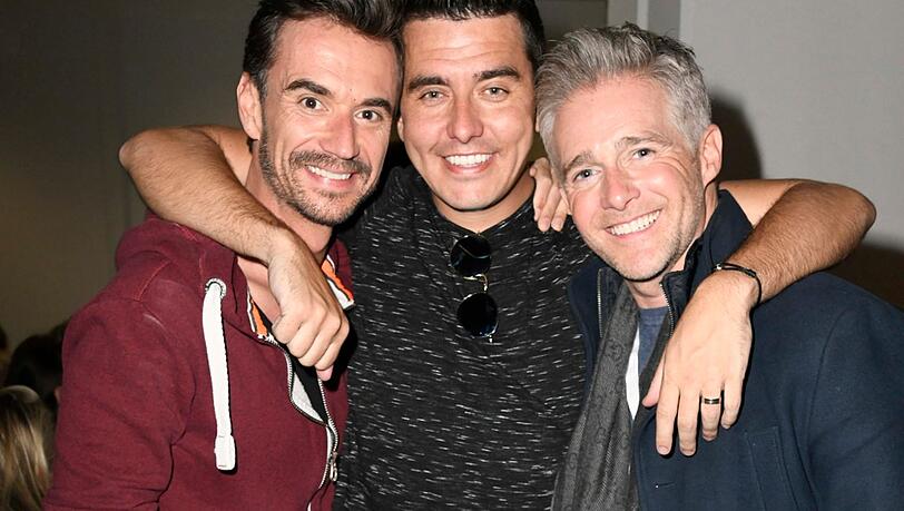 Florian Silbereisen (l.) mit Jan Smit und Christoff De Bolle (r.). Florian Silbereisen (l.) mit Jan Smit und Christoff De Bolle (r.).