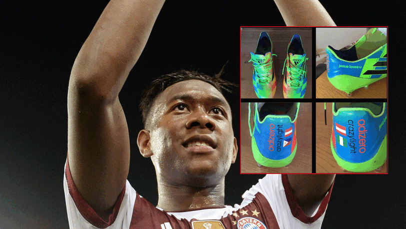 Die nigerianische, die philippinische und die österreichische: Auf seinen Fußballtretern vereint David Alaba seine drei Nationalitäten. Die nigerianische, die philippinische und die österreichische: Auf seinen Fußballtretern vereint David Alaba seine drei Nationalitäten.