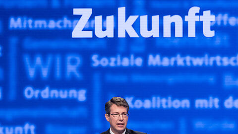 Die Zukunft der Münchner CSU? Oder doch nicht? Markus Blume beim Parteitag vor einer Woche.