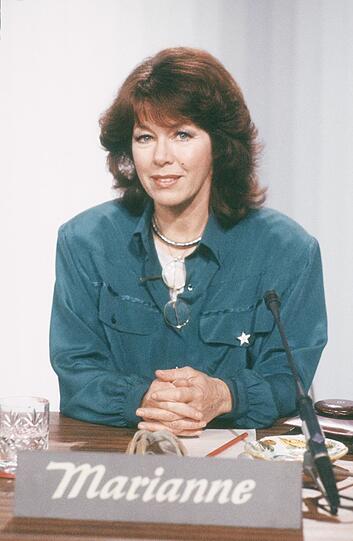 Marianne Koch in „Was bin ich“. Marianne Koch in „Was bin ich“.