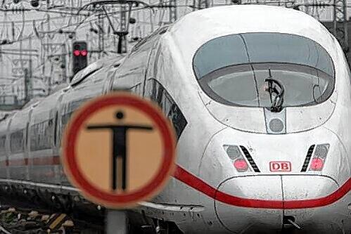 Nichts ging mehr: Nach einem Oberleitungsschaden hing ein ICE bei Bamberg 90 Minuten auf der Strecke fest.