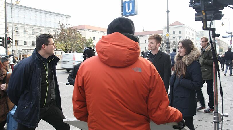 So war der Dreh vom Obststandl-Imagefilm.
