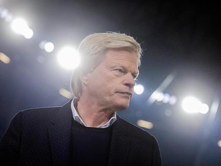 Oliver Kahn, Vorstandsmitglied des FC Bayern München, im Stadion. Foto: Rolf Vennenbernd/dpa/Archivbild