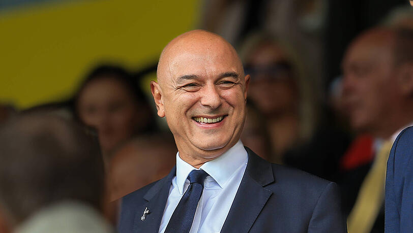 Hat in Deals mit Topklubs für gewöhnlich gut Lachen: Tottenham-CEO Daniel Levy.