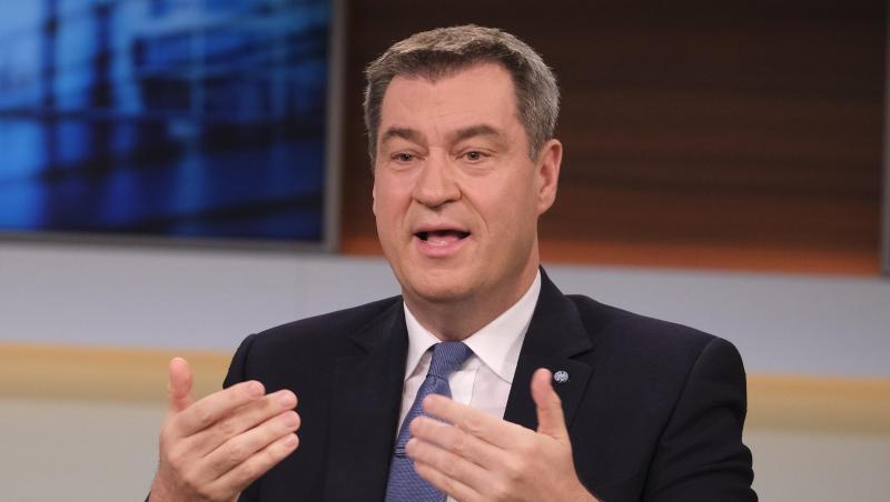 Dieses vom NDR zur Verfügung gestellte Foto zeigt Markus Söder (CSU), Ministerpräsident von Bayern, in der ARD-Sendung "Anne Will". Foto: Wolfgang Borrs/NDR/dpa Dieses vom NDR zur Verfügung gestellte Foto zeigt Markus Söder (CSU), Ministerpräsident von Bayern, in der ARD-Sendung "Anne Will". Foto: Wolfgang Borrs/NDR/dpa