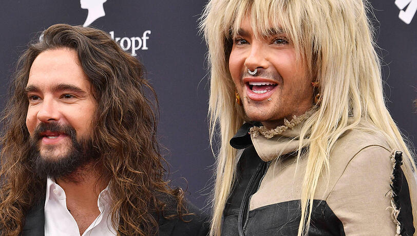 Tom Kaulitz (l.) liebäugelt mit der Idee, sich als Schauspieler zu versuchen. Sein Zwillingsbruder Bill (r.) hat bereits Erfahrungen gesammelt.