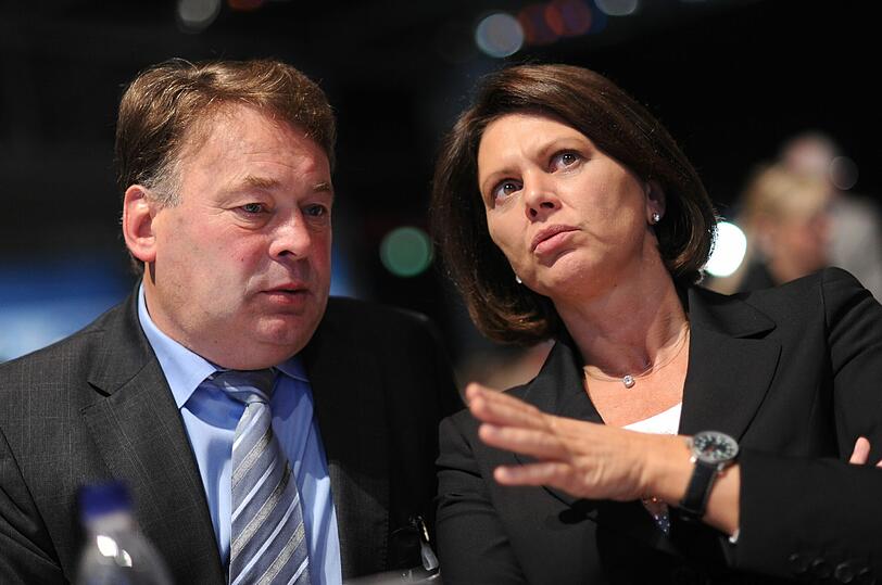 Bundeslandwirtschaftsministerin Ilse Aigner und der bayerische Landwirtschaftsminister Helmut Brunner