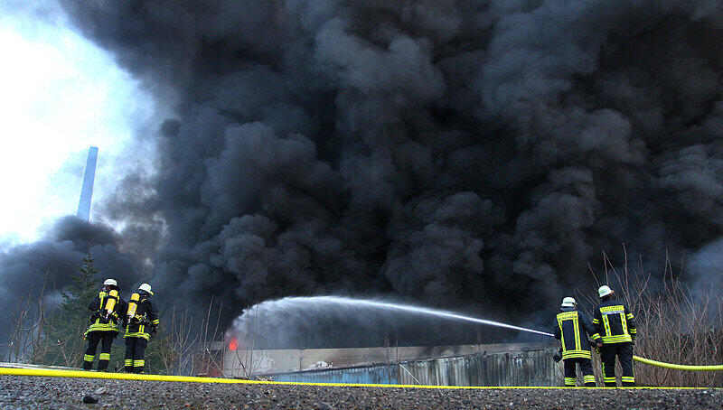Die Bilder vom Großbrand