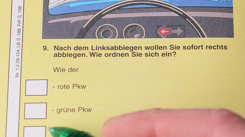 Führerscheinprüfung.