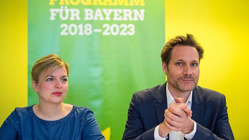 Das Grünen-Spitzenduo für die bayerische Landtagswahl: Katharina Schulze und Ludwig Hartmann sagen, wo es langgehen soll.