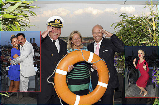 "Captain's Dinner" mit den "Traumschiff"-Stars am 11. September 2012 im Hotel Mandarin Oriental in München