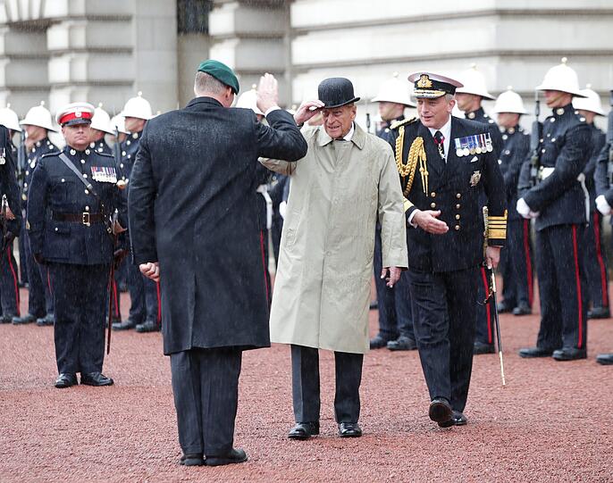 Die Bilder vom Abschied von Prinz Philip in den Ruhestand.
