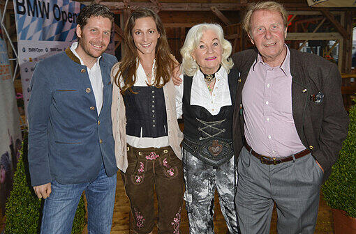 Philip und Evelyn, Gunter und Waldtraut Greffenius