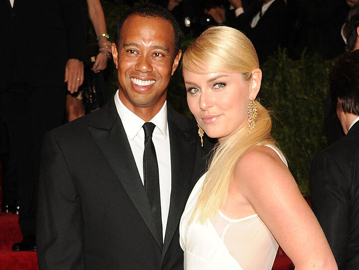 Tiger Woods und Lindsay Vonn bei einer Feier des "The Metropolitan Museum of Art's Costume Institute" 2013 in New York