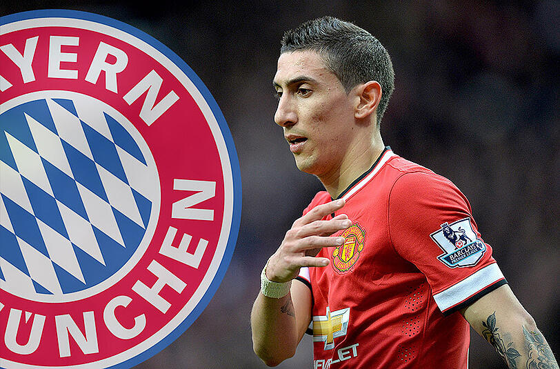 Objekt der Begierde bei den Bayern? Angel Di Maria, argentinischer Nationalspieler und bei Manchester United unter Vertrag.