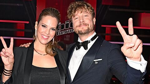 Samu Haber mit seiner Gewinnerin Jennifer Lynn.
