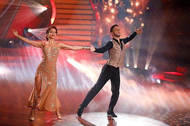 Christina Luft und Luca H&auml;nni lernten sich 2020 bei "Let's Dance" kennen und lieben.